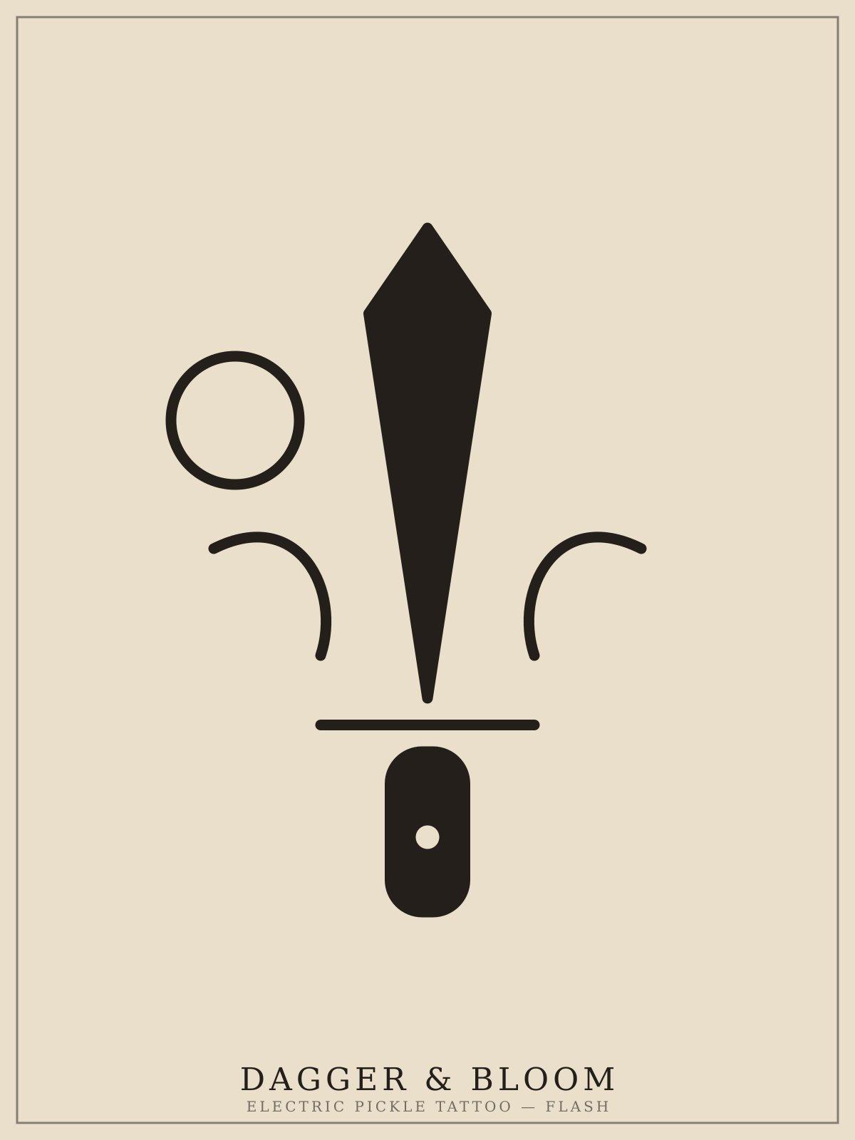 Dagger & Bloom — flash design