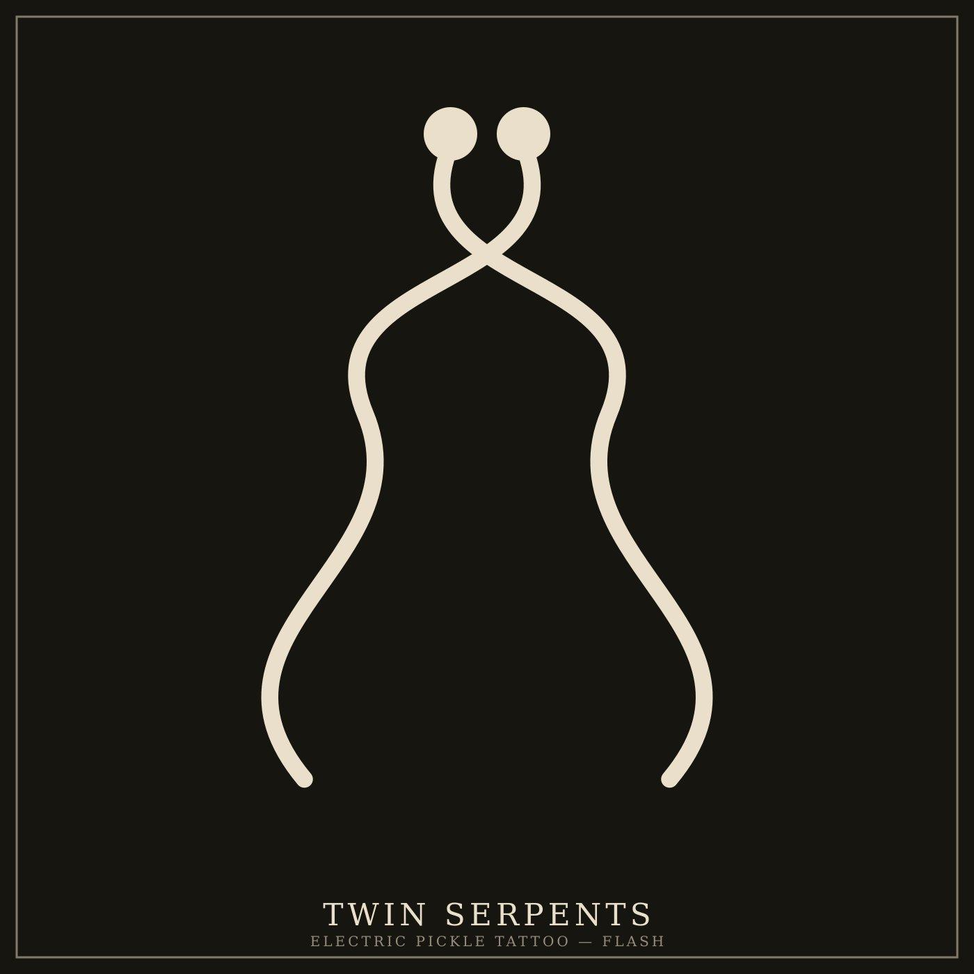 Twin Serpents — flash design